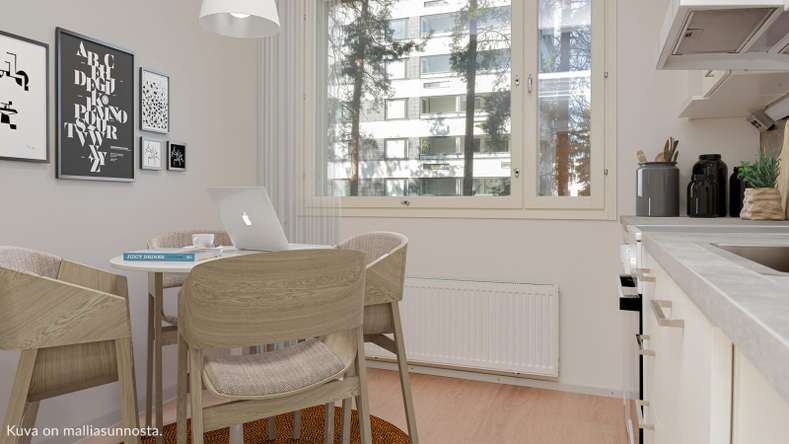 Kerrostalo, 1h+k, 28 m², Kontula, Helsinki