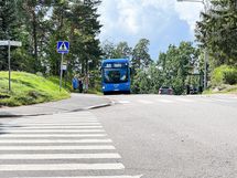 Lähimmät bussipysäkit vain muutaman minuutin kävelymatkan päässä
