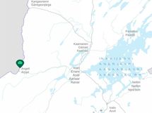 Sijainti Angelin kylän läheisyydessä