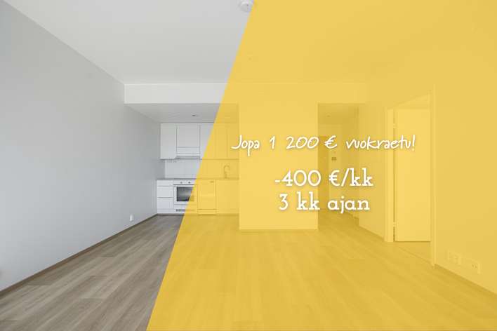 Kerrostalo, 2h+kt, 49 m², Laajasalo, Helsinki