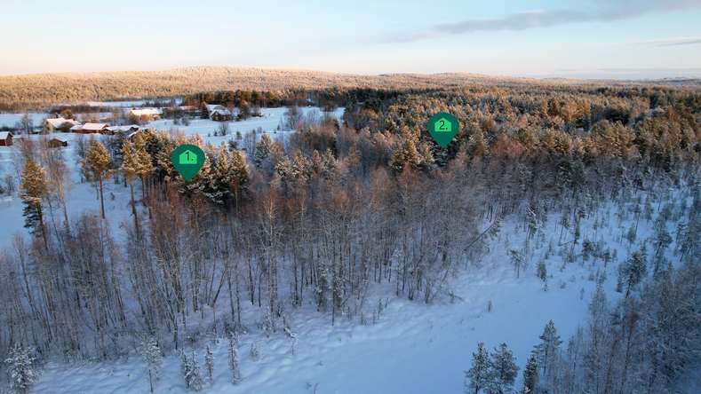 Tontti, 5 700 m², Akujärvi, Inari