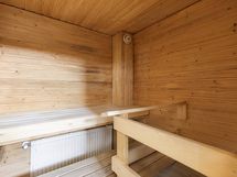 Taloyhtiön sauna.