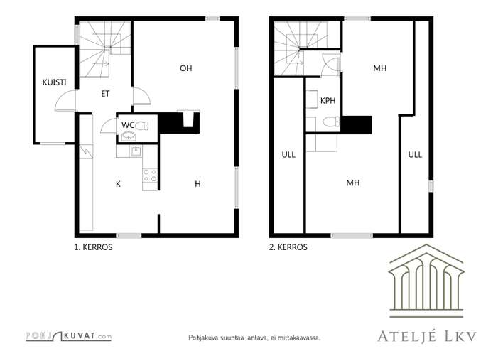 Omakotitalo, 4h, k, 2wc, kph, s, et., 85/116 m², Pahaniemi - Widok 2