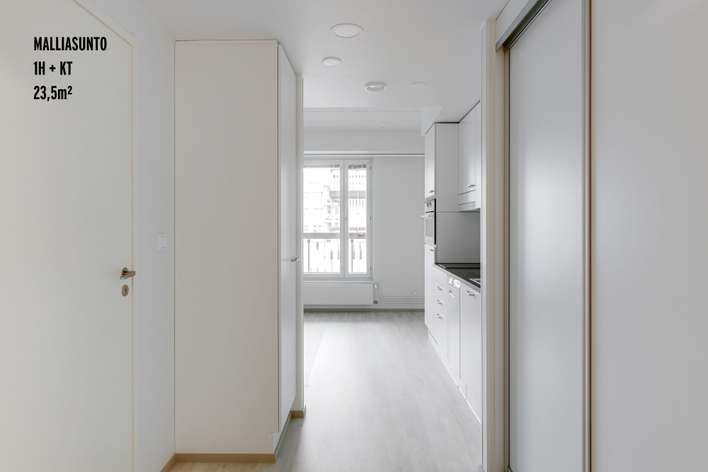 Kerrostalo, 1h+kt, 23,5 m², Mäkkylä - Näkymä 3