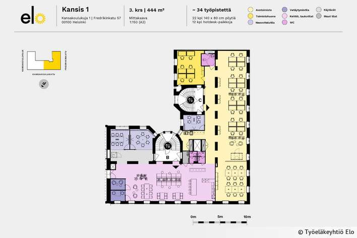 Liiketila, 444 m², Kamppi – pohled 2