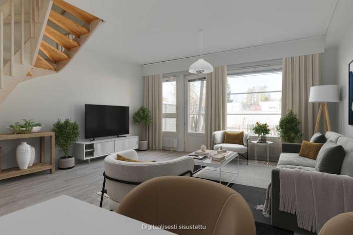 Rivitalo, 4H+K+S, 89 m², Imatrankoski, Imatra