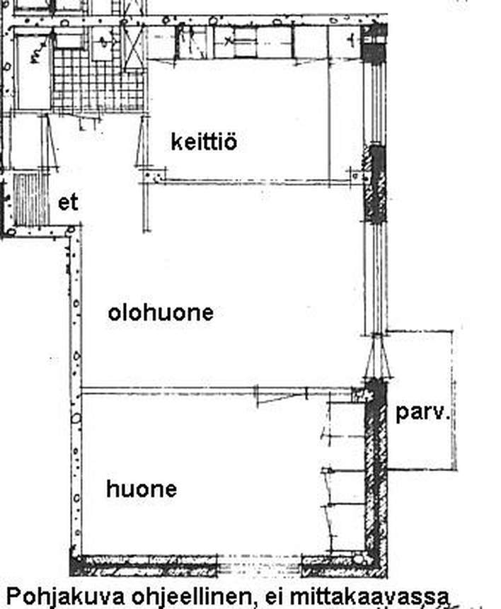 Kerrostalo, 2h + avok + p, 51,5 m², 8 kaupunginosa - Widok 3