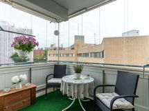 Lasitettu parveke