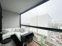 Näkymät kantavat parvekkeelta kauas!