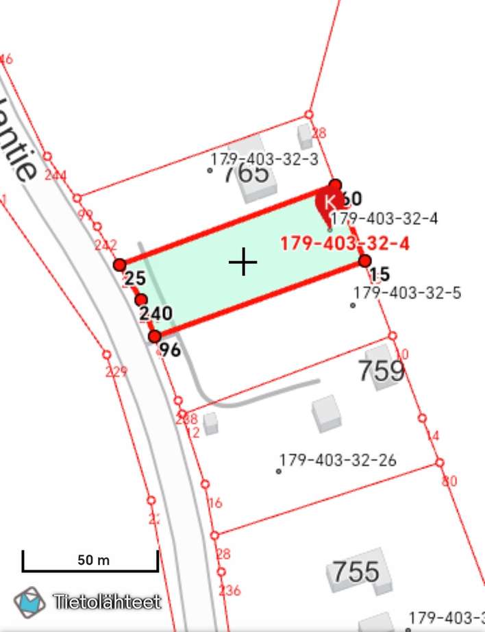 Tontti, 2 500 m², Puuppola, Jyväskylä