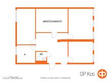 Toimisto 2. kerros noin 103m2