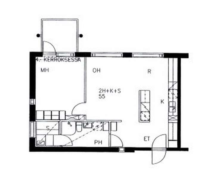 Apartment in Kotka, Hirssaari - View 2