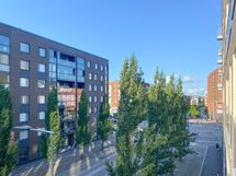 Näkymä pikkuparvekkeelta