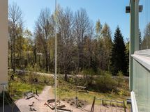 Ulkokuva parvekkeelta.