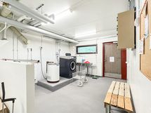 Halukkaille yhtiössä on myös hyvä pesutupa!