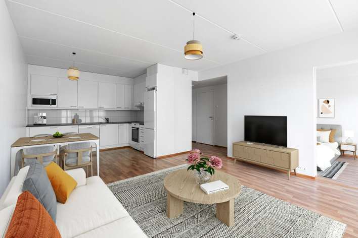 Kerrostalo, 2h+kt, 49,5 m², Boston, Tuusula