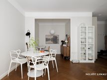 Alkovi + tilaa ruokailuryhmälle