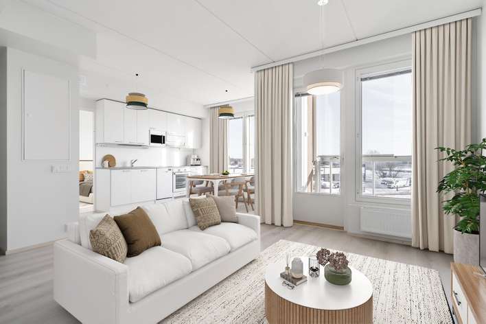 Kerrostalo, 2h+kt, 44 m², Boston, Tuusula