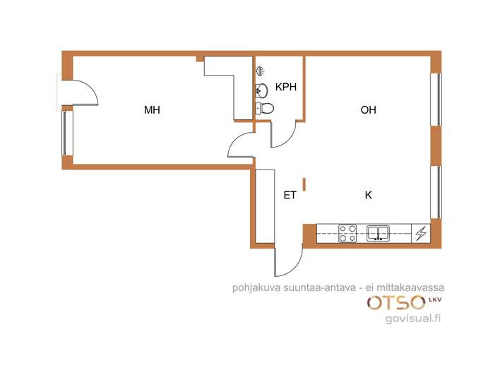 Apartment in Pori, Tiilinummi - View 3
