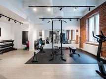 Asukkaiden käytössä on laadukas kuntosali