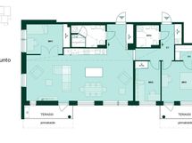 Kodin pohjapiirros (4-5h+kt+s, 116 m²). Vaihtoehtoisessa pohjaratkaisussa olohuoneen yhteyteen voidaan rakentaa makuuhuone/työhuone.