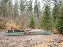 palaneen saunan pohja takatontilla