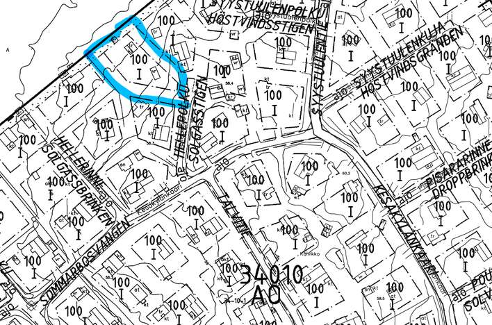 Tontti, 1 000 m², Seutula - Näkymä 2