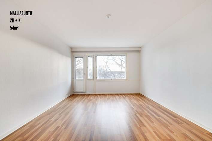 Kerrostalo, 2h+k, 54 m², Keskusta – pohled 4