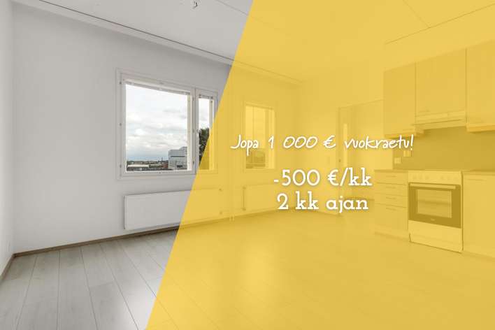 Kerrostalo, 2h+kt+s, 42 m², Hatanpää, Tampere
