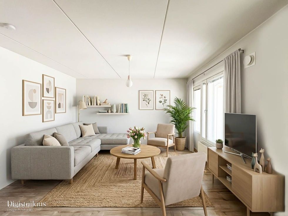 Tervetuloa valoisaan sisäpihan kaksioon Huopalahteen meren välittömään tuntumaan!