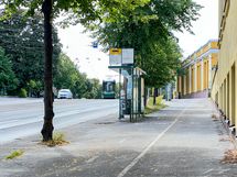 Bussipysäkki Vallilan varikko