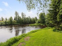 Jokinäkymä yläjuoksulle