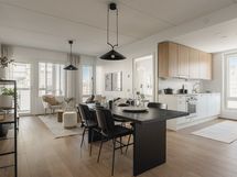 Järvenpään Pormestarinkulman kalustettu esittelyasunto A5, 4h+kt+s 79,0 m2
