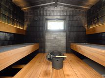 Näyttävä sauna!