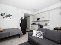 sopivasti tilaa kaikelle tarpeelliselle