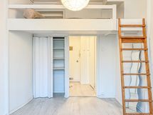 Parven ansiosta neliöt tuntuvat tilavilta.