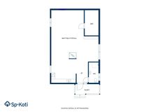 Työtila/ateljén pohjakuva