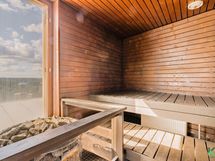 taloyhtiön sauna 9. kerroksessa