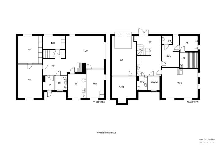 Paritalo, 5h, k, tkh, kph, wc, autotalli, varasto, 161/191 m², Kilpiäinen - Näkymä 2