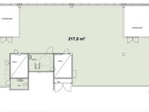 224 m²