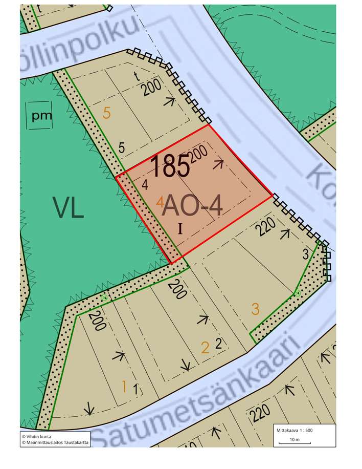 Tontti, 1 134 m², Stenkulla - Näkymä 2