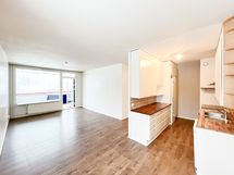 Tervetuloa tähän hyväpohjaiseen päätyhuoneistoon.