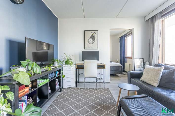 Kerrostalo, 1h, tupak, kph, wc, s, ranskalainen parveke, vaatehuone, 40,5 m², Janka, Tampere