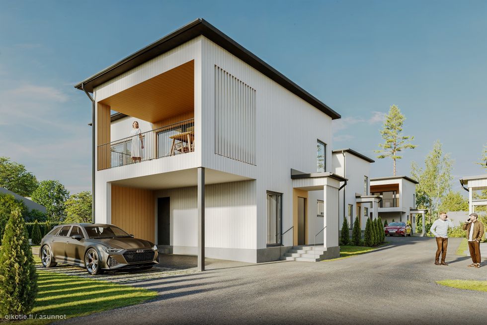 Näyttävä Pet Michalen suunnittelema maalämpökoti!