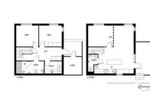 Vaihtoehtoinen yläkerran pohja 2.