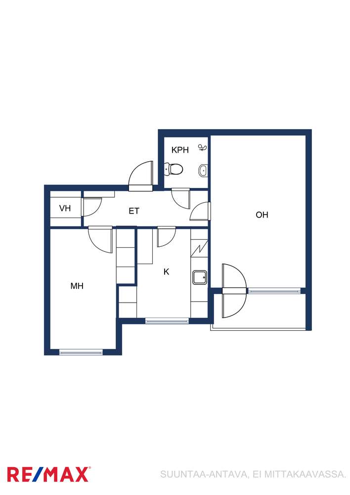 Kerrostalo, 2h+k+kph/wc+parveke, 50 m², Munkkivuori - View 2