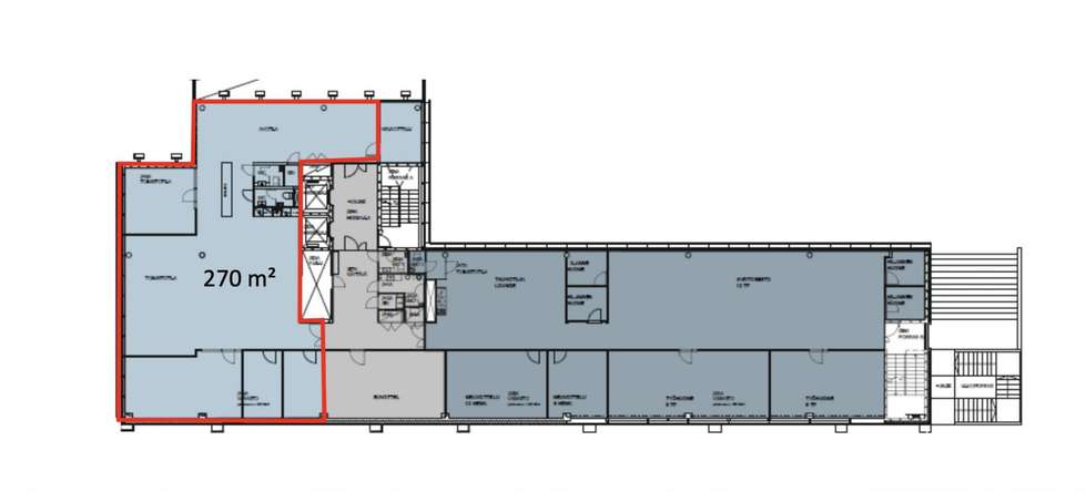 Liiketila, 270 m², Pasila - Näkymä 2