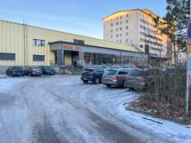 Puutarhakatu, kuntosali, talvi