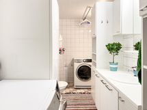 Alakerrasta löytyy wc ja kodinhoitohuone.