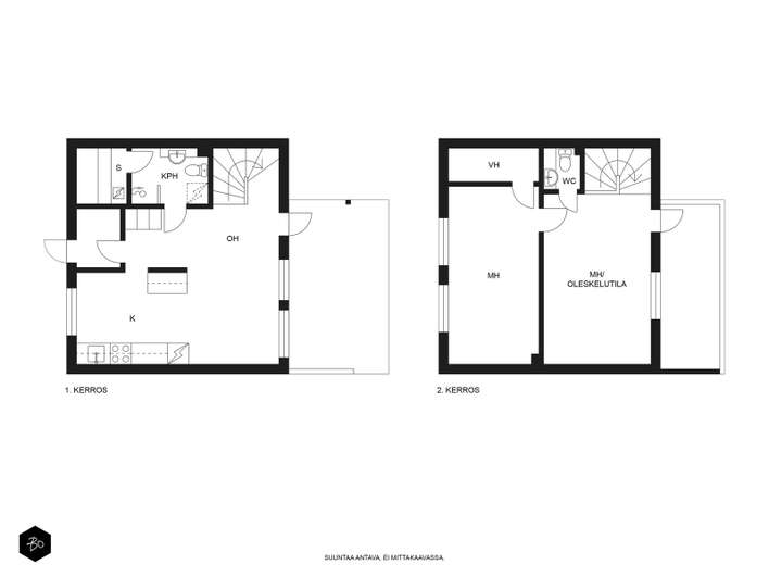 Paritalo, 3h+k+s, 78,5 m², Laaksolahti – pohled 4